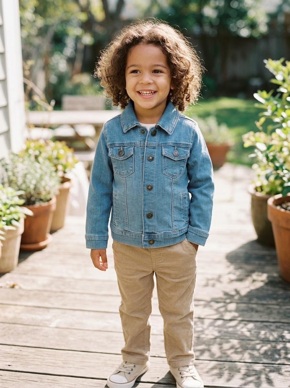 Carter's Light Blue Denim Jacket for Kids